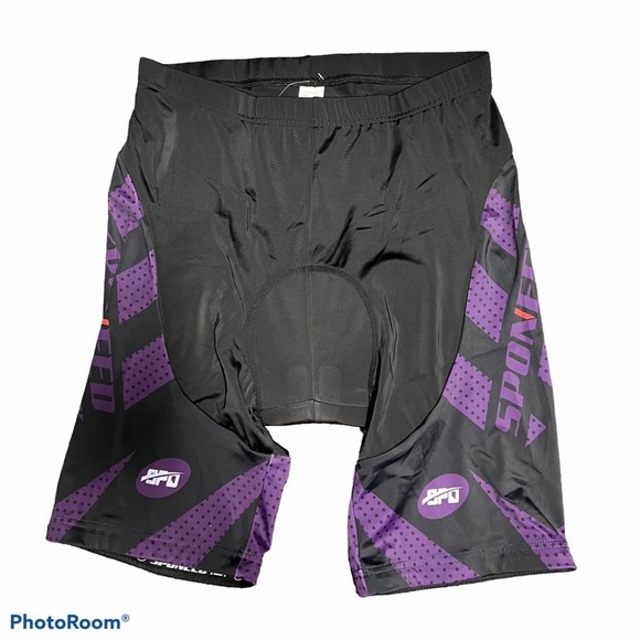 Sponeed Black Padded Cycling Shorts NWT 3XL - Picture 5 of 7